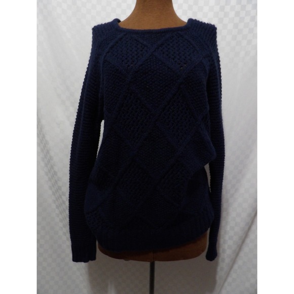 American Eagle Outfitters Sweaters - AMERICAN EAGLE Cable Knit Wool Blend Sweater | S